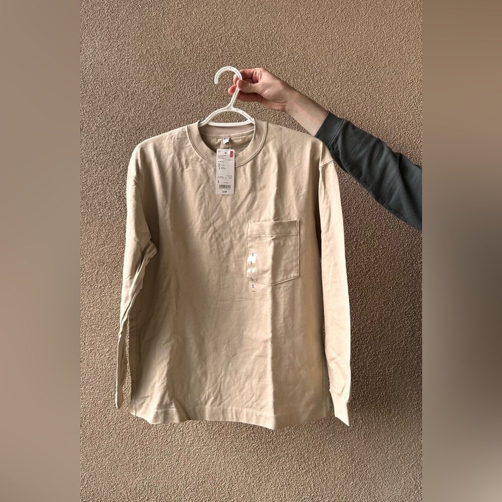 Uniqlo Men’s Long Sleeve - Natural